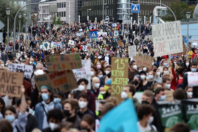 Global Climate Strike of the movement Fridays for Future, in Berlin