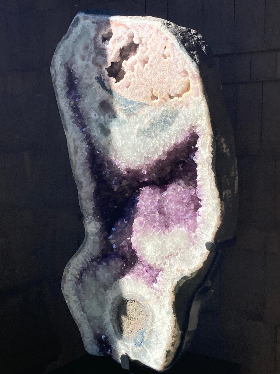 Geodes are on display at the Grand Bohemian Lodge in Greenville, South Carolina.