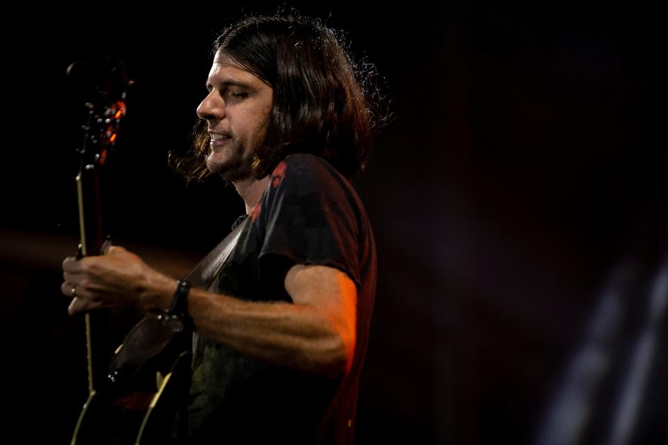 The Avett Brothers perform during Hinterland in 2021 in St. Charles.