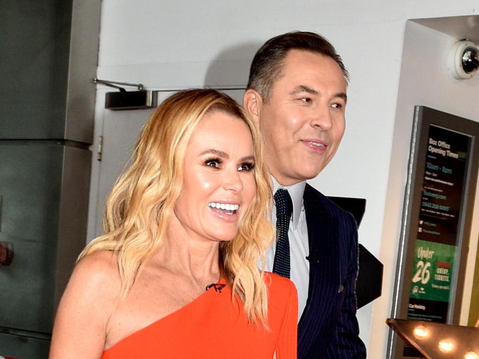 Amanda Holden and David Walliams in 2019 (Getty Images)