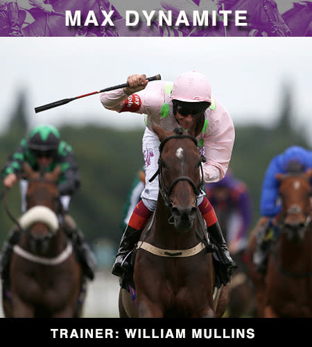 Max Dynamite, trained by William Mullins, will bring the luck of the Irish in an attempt to claim the Melbourne Cup.