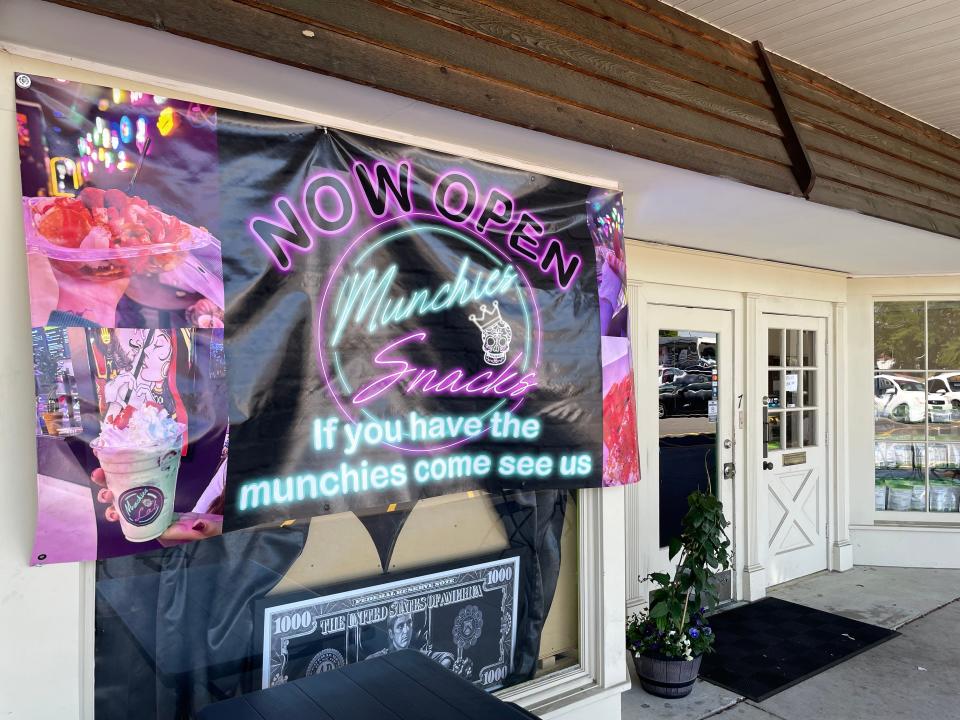 Munchies Snacks opened in March 2024 in the former Frosty Rolls ice cream parlor in Martinez.