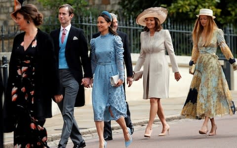 Pippa Middleton and her husband James Matthews - Credit: REUTERS