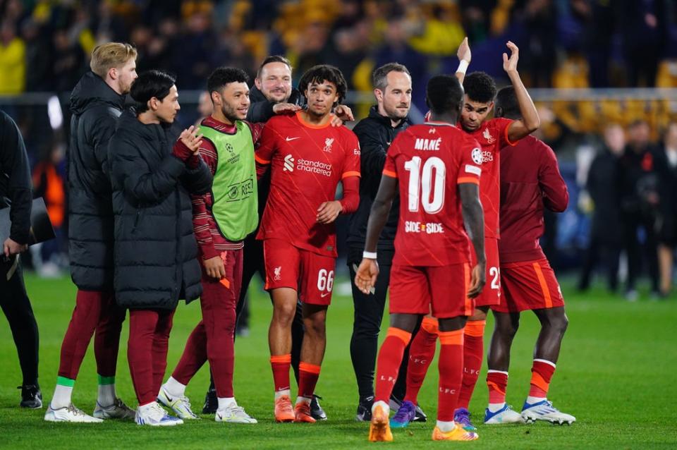 Liverpool will play Real Madrid in this season’s final (Adam Davy/PA) (PA Wire)