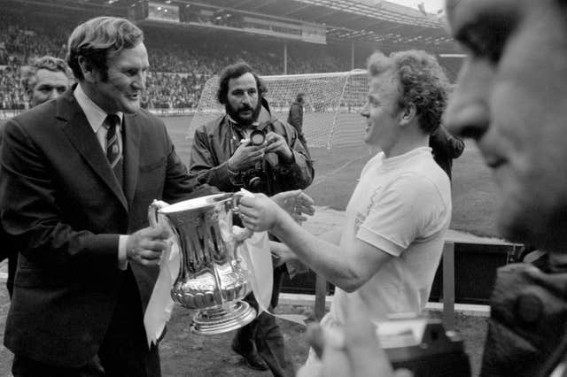 Former Leeds boss Don Revie, left, was in charge during a golden era at Elland Road