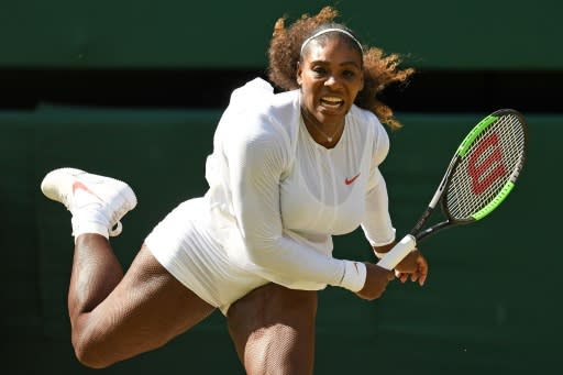Serena Williams turned on the power against Camila Giorgi at Wimbledon