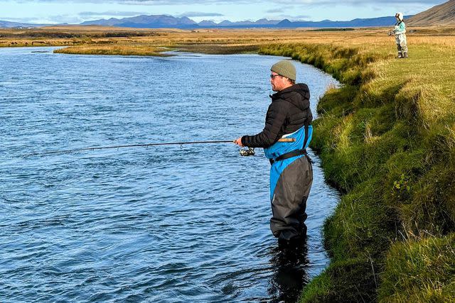 <p> Chris Hemsworth/Instagram</p> The pair went on a fishing trip during their Iceland vacation together