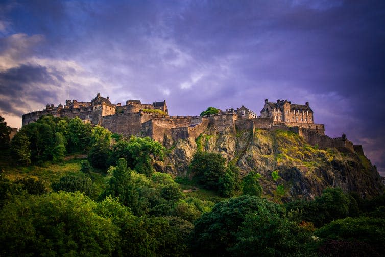 <span class="caption">Scotland’s crowning glory: Edinburgh Castle.</span> <span class="attribution"><span class="source">Colin Dewar via Shutterstock</span></span>