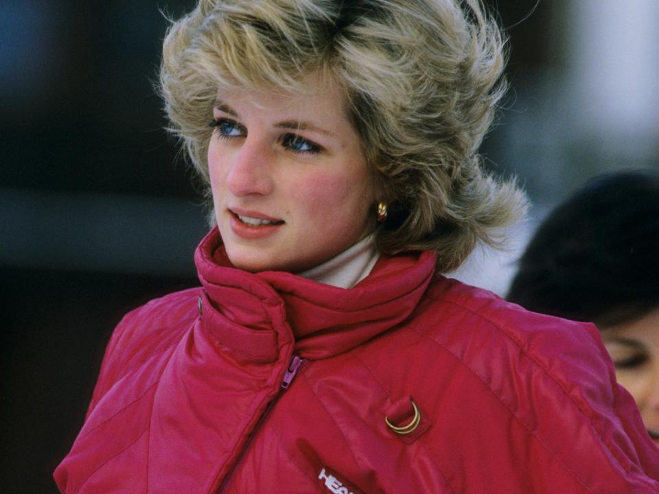 princess diana winter fashion