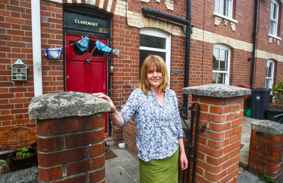 <em>Claire Mountjoy was told visitors would be put off by the sight of her family’s laundry (SWNS)</em>