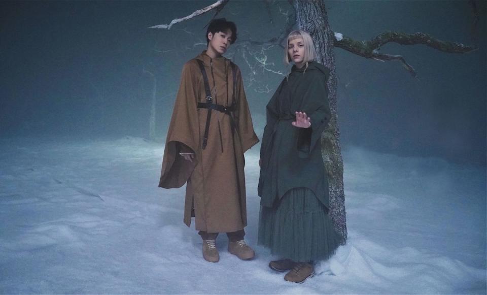吳青峰和歐若拉在零下20度的環境拍攝MV。（圖／環球音樂）