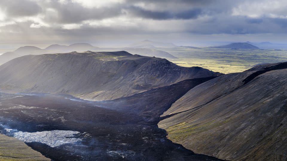 New lava at the eruption site of volcano Fagradalsfall on Reykjanes peninsula. Europe, Northern Europe, Iceland. - Martin Zwick/REDA&CO/Universal Images Group/Getty Images