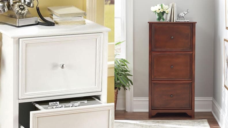 File cabinets are functional, but they can look pretty too.