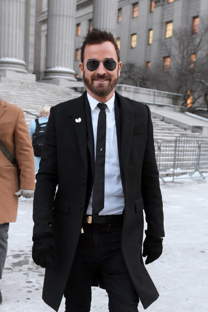 Justin Theroux’s Greenwich Village neighbor declared bankruptcy Tuesday after he was ordered evicted from the building in January and ordered to pay legal fees pegged in the hundreds of thousands. Elder Ordonez / SplashNews.com