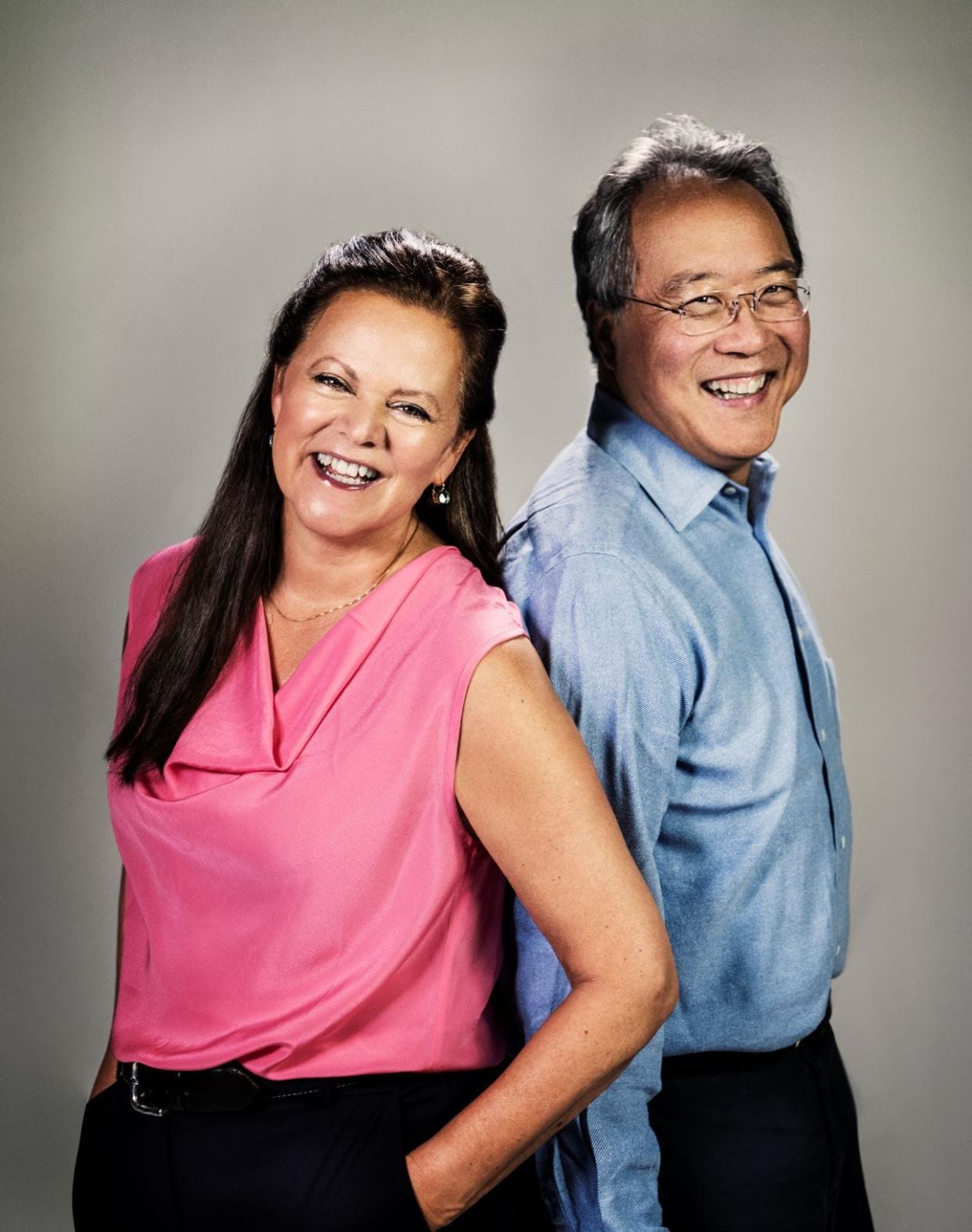 Cellist Yo-Yo Ma and his longtime recital partner, pianist Kathryn Stott, performed Friday at Milwaukee's Bradley Symphony Center.