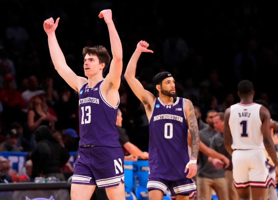 Will Northwestern upset UConn in the NCAA Tournament? March Madness picks, predictions and odds weigh in on the second-round game.