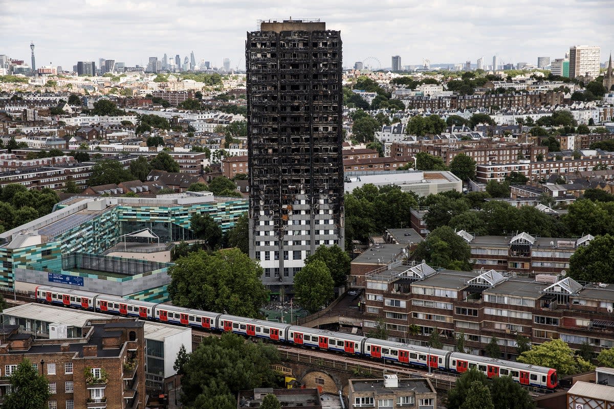 Grenfell United have called for construction companies involved to be banned from government contracts (Getty)