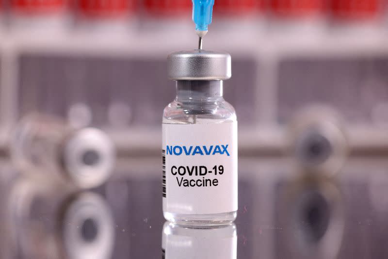 FILE PHOTO: Illustration of COVID-19 vaccine vial