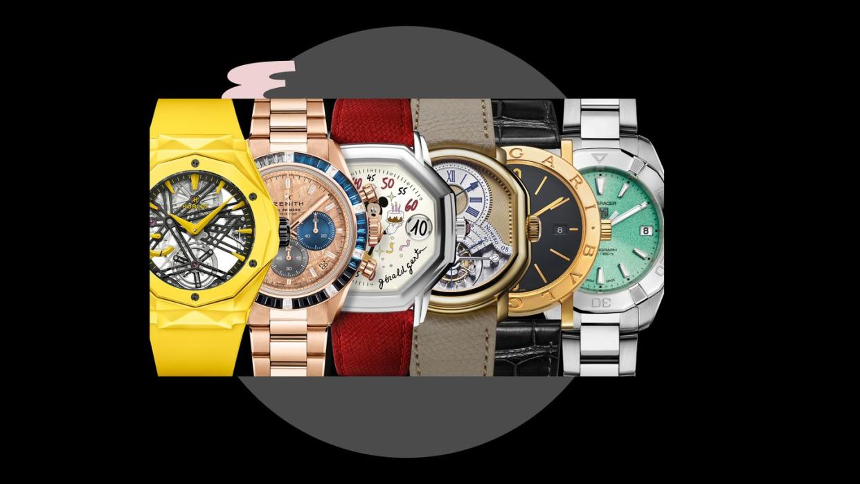 a group of watches