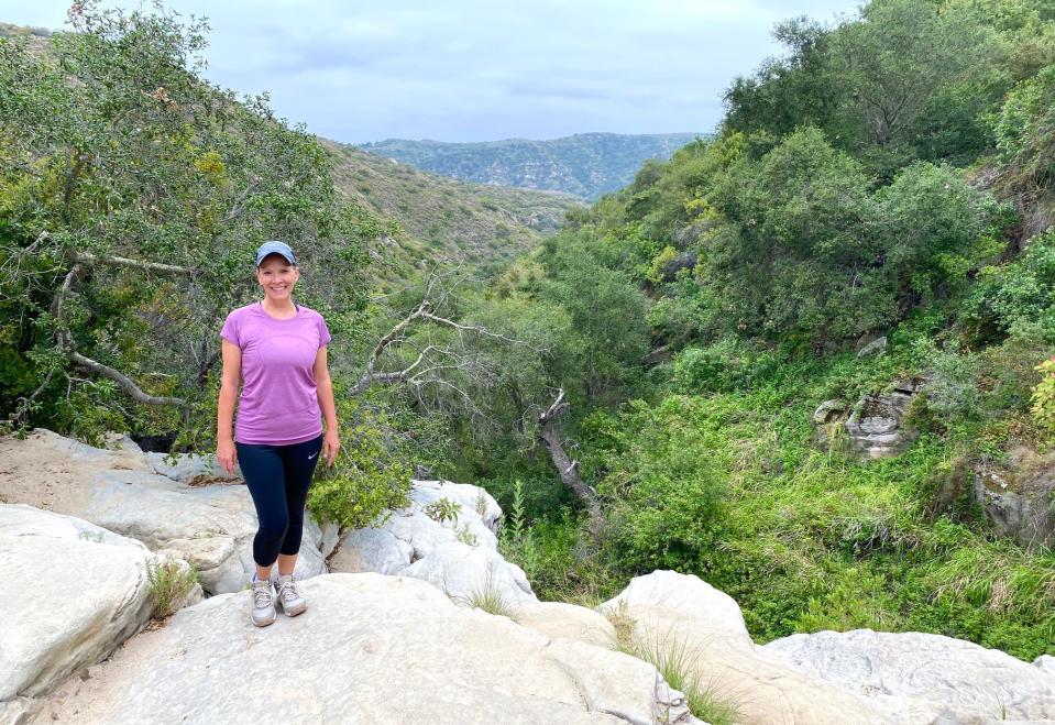 wendy lee on a hike