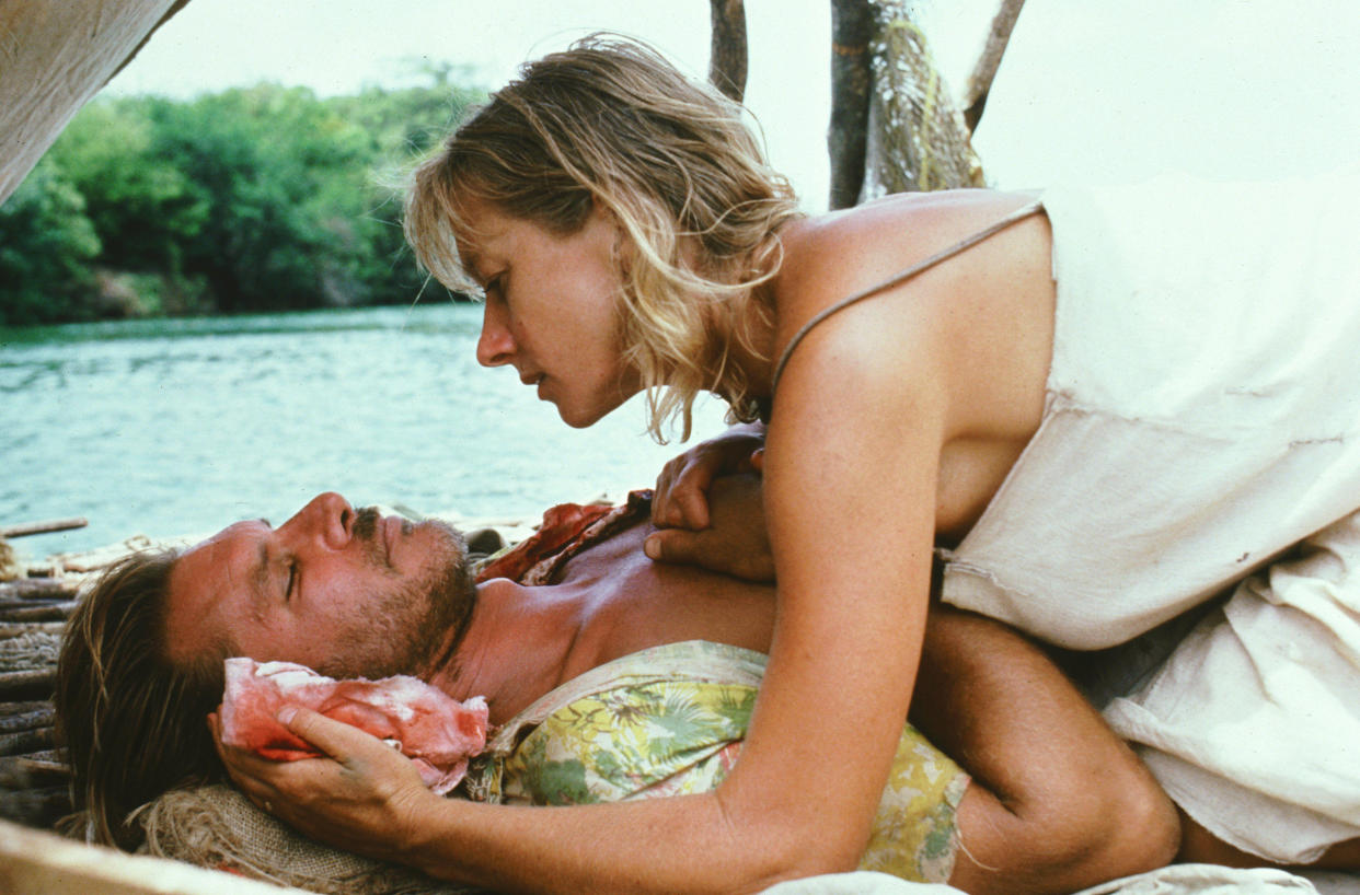 The Mosquito Coast. An inventor spurns his city life and moves his family into the jungles of Central America to make a utopia. Starring Harrison Ford and Helen Mirren. (Alamy )