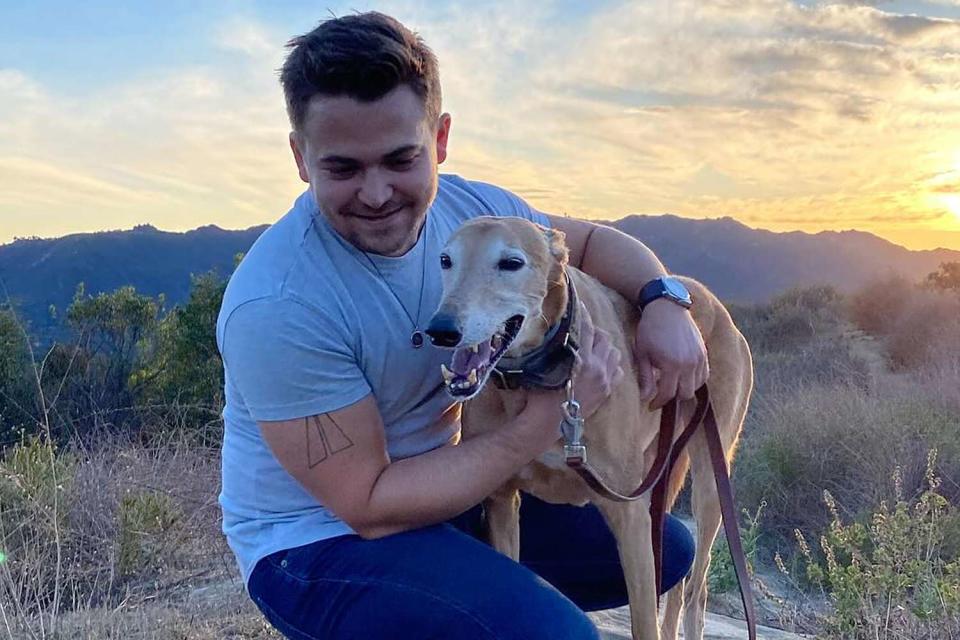 <p>Hunter Hayes/Instagram</p> Hunter Hayes and his dog, Cole