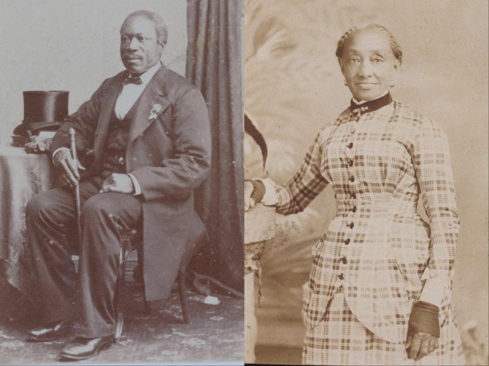 Portrait of a Creole gentleman and a portrait of an elderly lady