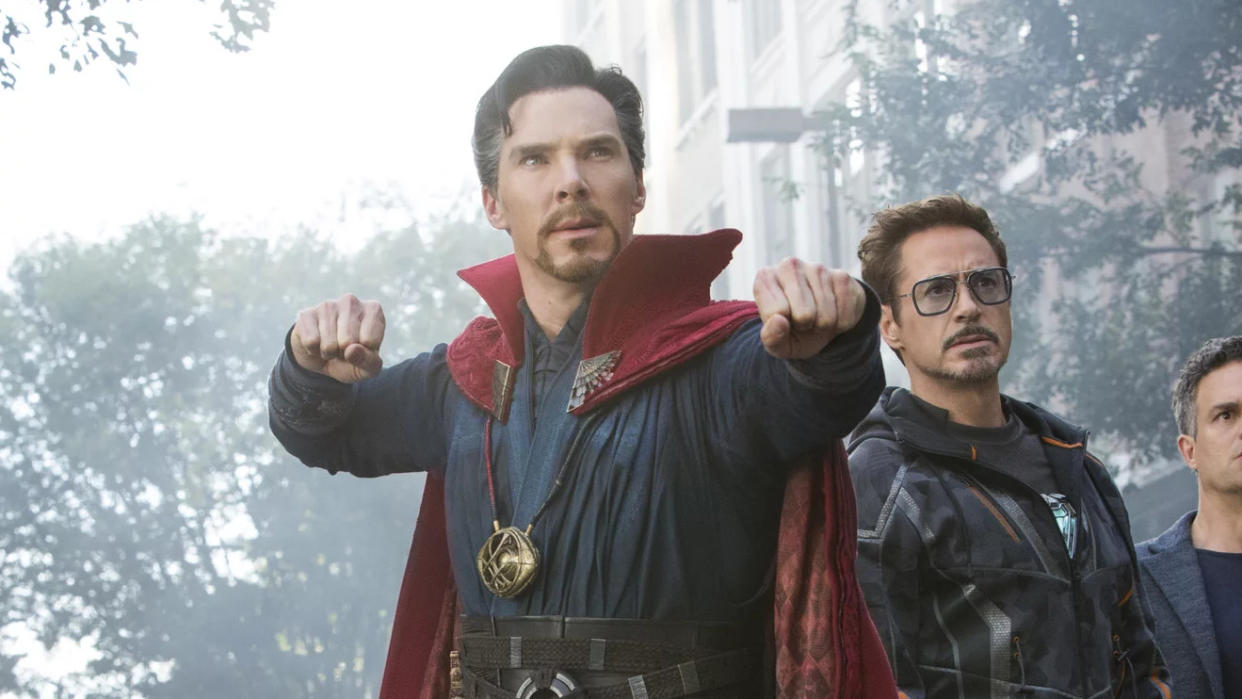 Benedict Cumberbatch as Doctor Strange in 'Avengers: Infinity War'. (Credit: Marvel/Disney)