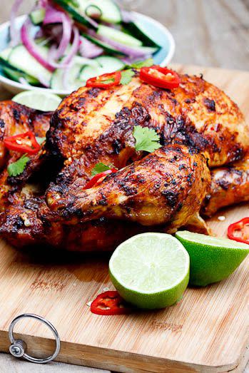 Indian-Spiced Roast Chicken