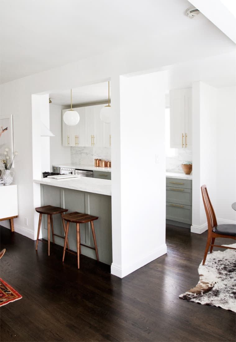 California-Cool Galley Kitchen