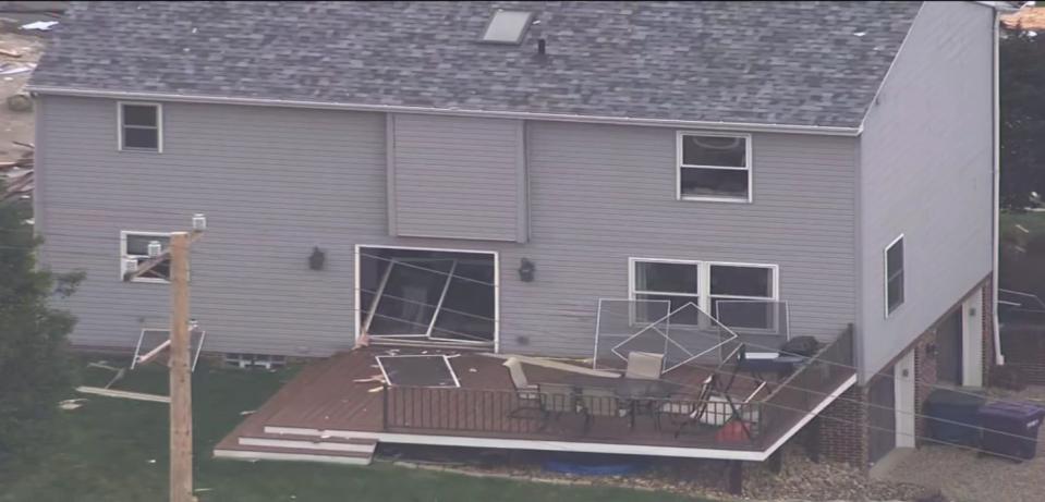 Chopper 11 shows extensive damage after home explosion in Plum