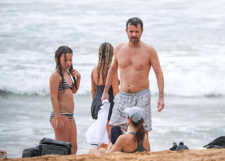 Princess Mary's Aussie family beach day