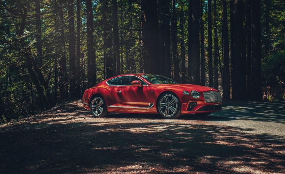 <p>2020 Bentley Continental GT V8 coupe</p>