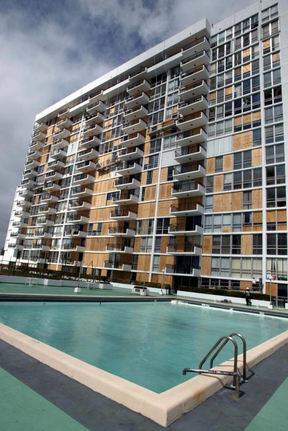 Boarding windows only on the water side? This is how you lose windows. Hurricanes move and winds can come from all directions.