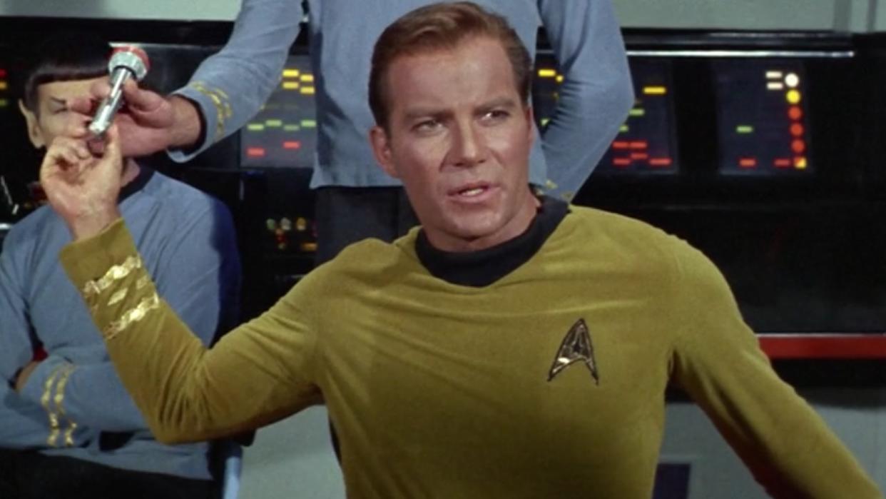  William Shatner on Star Trek. 