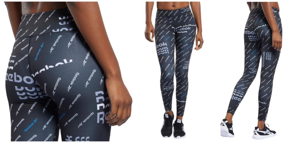 Women's Reebok Training Workout Ready Allover Print Tights