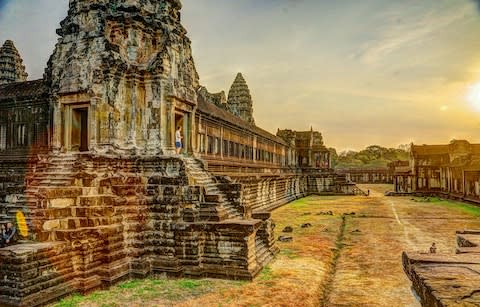 The Angkor Wat temple complex - Credit: Getty