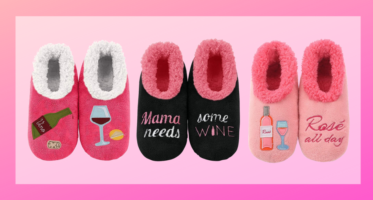 Best wine lover gifts: These $20 slippers from  Canada are perfect