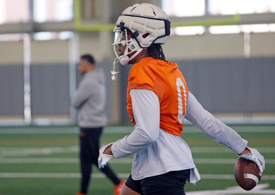 OSU running back Ollie Gordon lead the FBS level with 1,732 rushing yards last season en route to winning the Doak Walker Award.