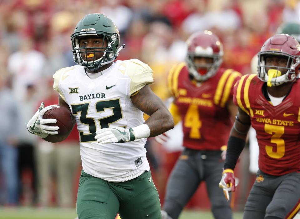 Shock Linwood is Baylor's all-time leading rusher. (Getty)