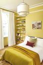 <p>Cheery and supremely liveable, buttery yellows are a brilliantly uplifting choice for bedrooms. Subtleties in shade can make all the difference here, so look towards hues that have a warm, golden undertone, rather than anything that gravitates towards green – it’ll feel suitably sunny on long weekend mornings.</p>