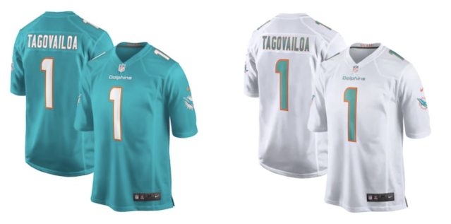 Report: Tua Tagovailoa had No. 3 top-selling jersey in NFL during regular  season - Dolphin Nation