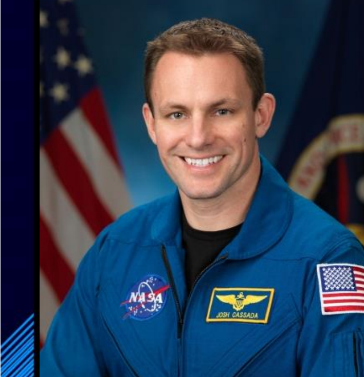 NASA astronaut Josh A. Cassada, (captain, U.S. Navy, Ph.D.) will be headed to the International Space Station next month.