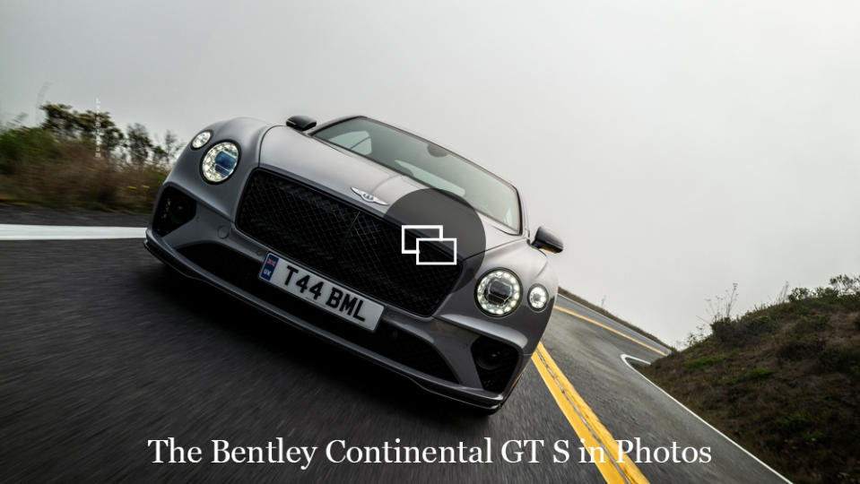 The Bentley Continental GT S, the 2023 Robb Report Car of the Year.