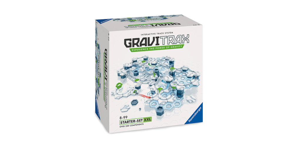 Gravitrax Starter Set XXL | £99.99 | <a href="http://www.awin1.com/cread.php?awinaffid=580847&awinmid=1203&clickref=christmastoys&platform=dl&p=%5B%5Bhttps%3A%2F%2Fwww.johnlewis.com%2Fgravitrax-27615-starter-set-xxl%2Fp4281270%5D%5D" rel="nofollow noopener" target="_blank" data-ylk="slk:Shop here;elm:context_link;itc:0;sec:content-canvas" class="link ">Shop here</a> [Photo: John Lewis]