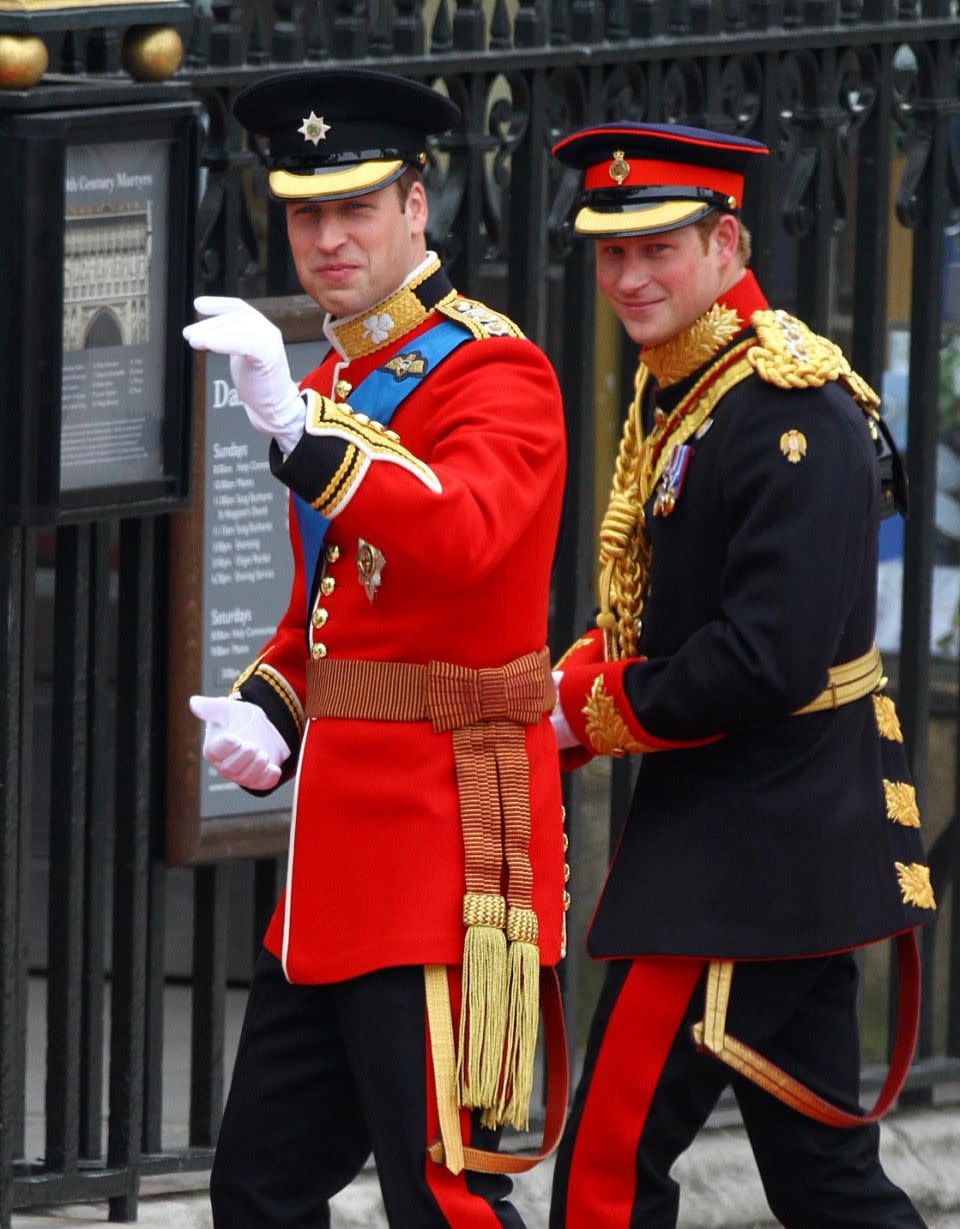 Prince Harry was Prince William's best man when he married Kate Middleton in April 2011. Photo: Getty Images