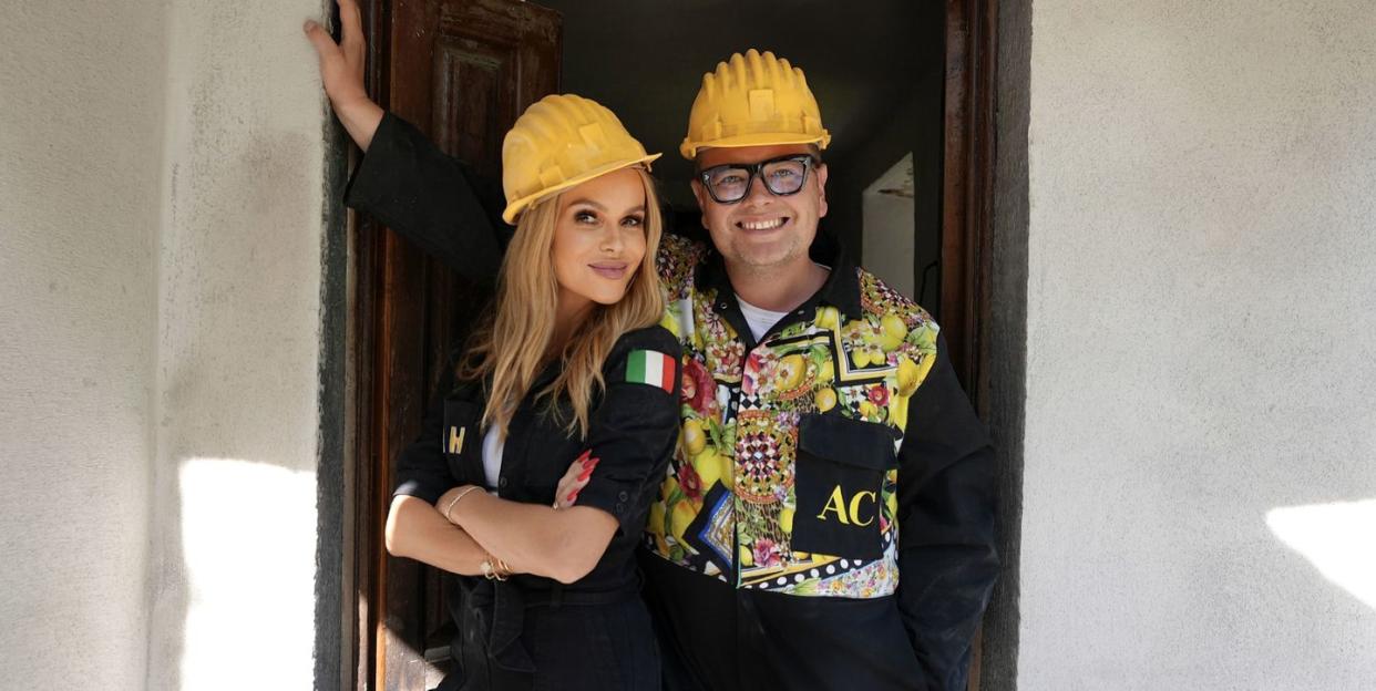 amanda alans italian job s2,05 01 2024,generic,amanda holden, alan carr,strictly embargoed until 12th december 2023,voltage tv,voltage tv