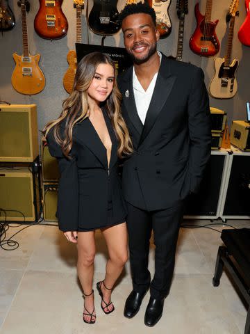 <p>Leon Bennett/Getty</p> Maren Morris and Kris Bowers.