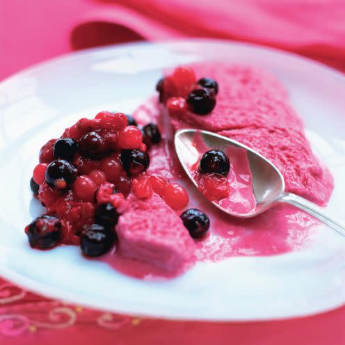 Food, Ingredient, Cuisine, Tableware, Dishware, Pink, Serveware, Frutti di bosco, Dish, Berry, 