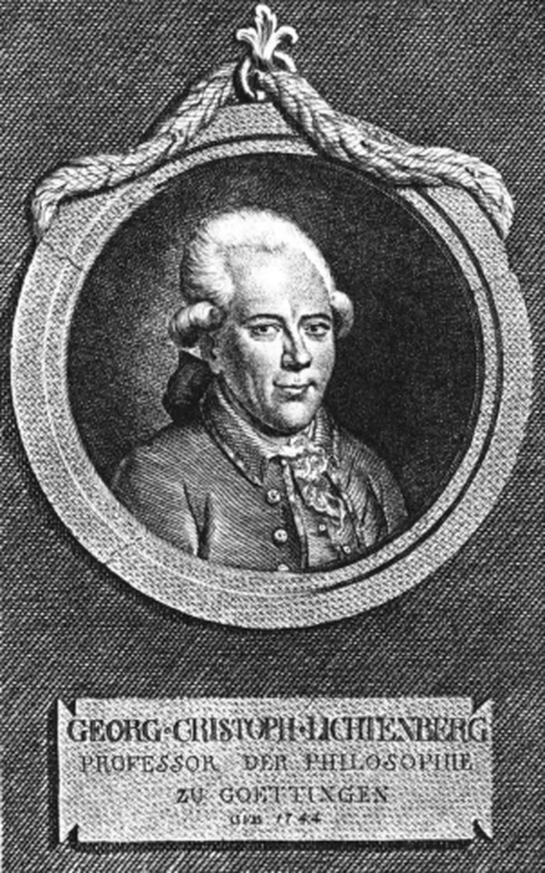 Georg Christoph Lichtenberg fue profesor de filosofía en la Universidad de Gotinga (Crédito: Science Photo Library)